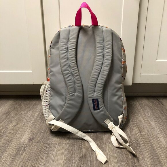 Jansport Rainbow Ice Cream Backpack Bookbag Student Bag Carry On Travel Novelty - Picture 3 of 13